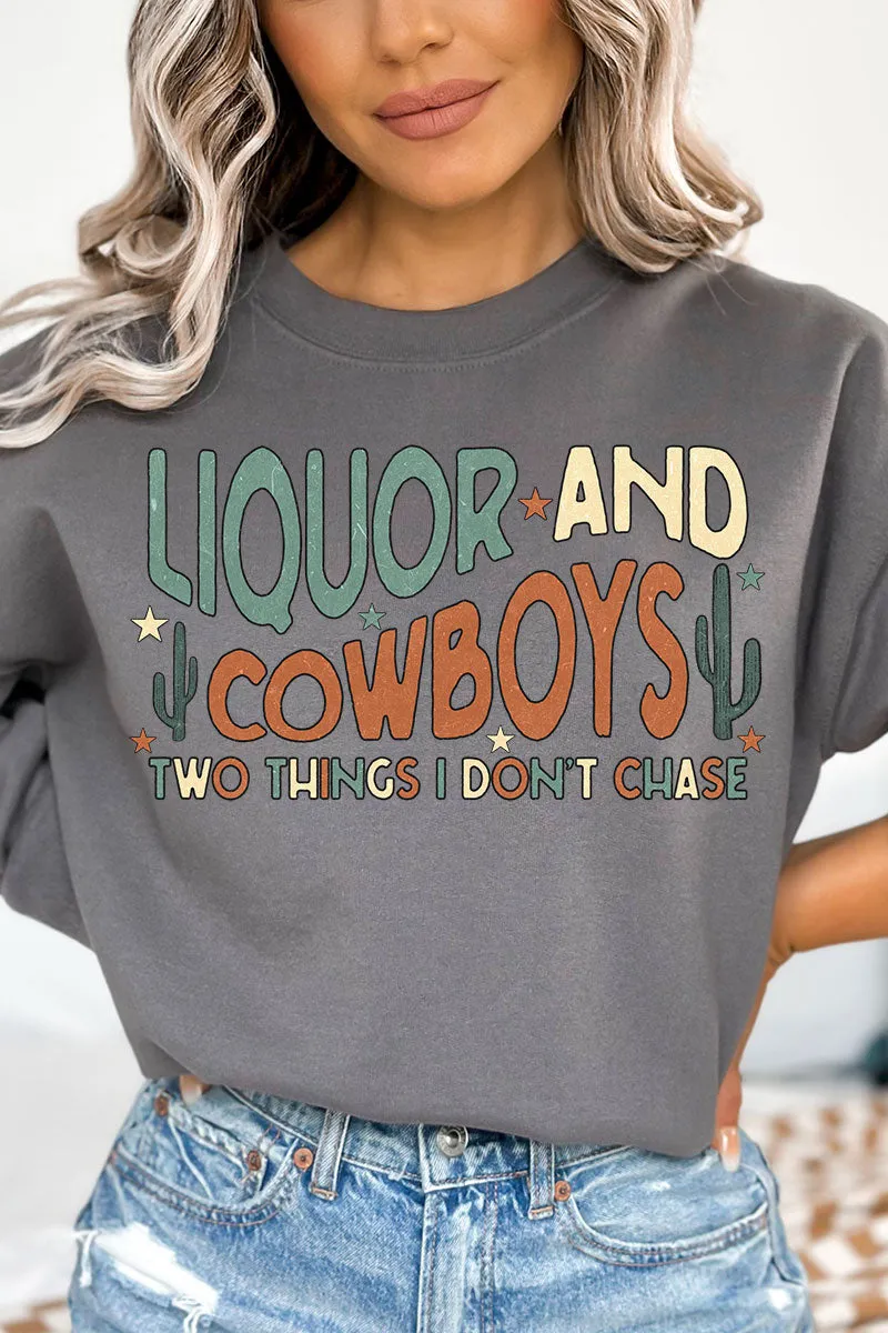 Liquor & Cowboys Unisex NuBlend Crew Sweatshirt