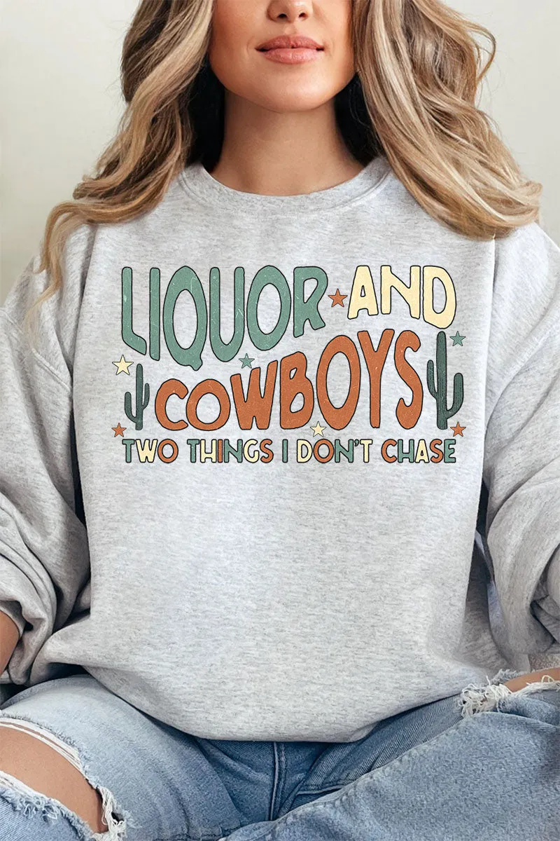 Liquor & Cowboys Unisex NuBlend Crew Sweatshirt