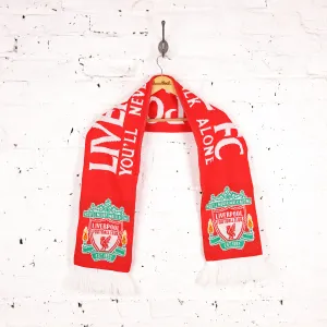 Liverpool You'll Never Walk Alone Football Scarf - Red - One Size
