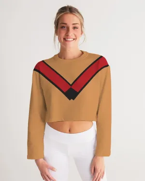 Love Orange Cropped Sweatshirt