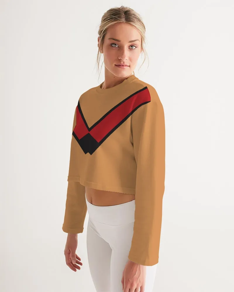 Love Orange Cropped Sweatshirt