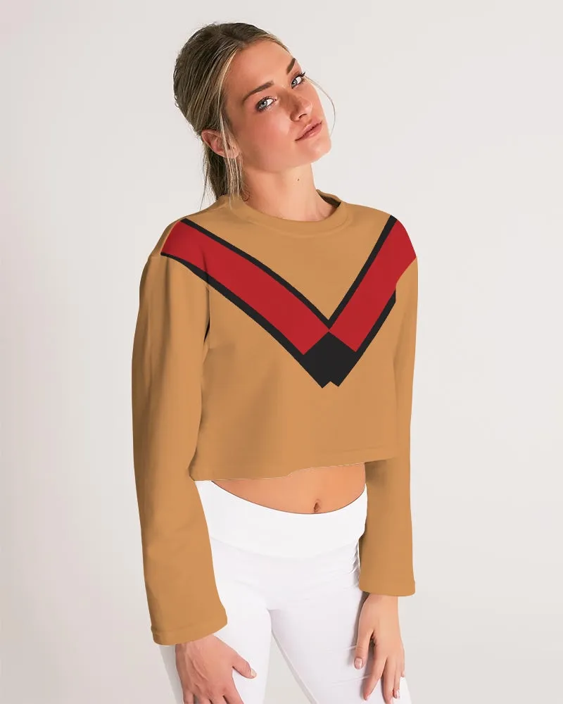 Love Orange Cropped Sweatshirt