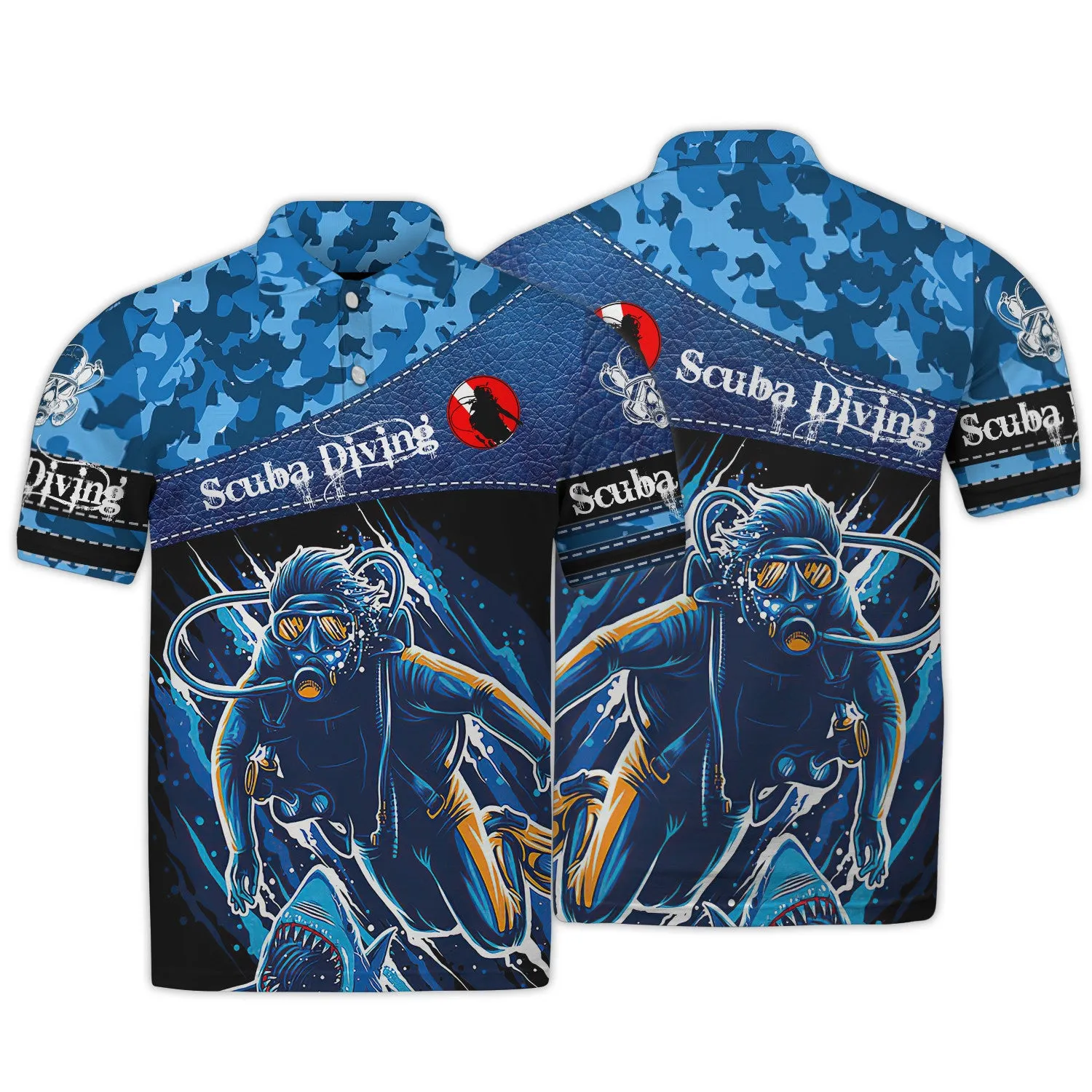 Love Scuba Diving 3D All Over Printed Tshirt Hoodie