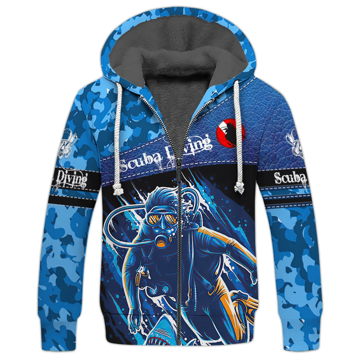 Love Scuba Diving 3D All Over Printed Tshirt Hoodie