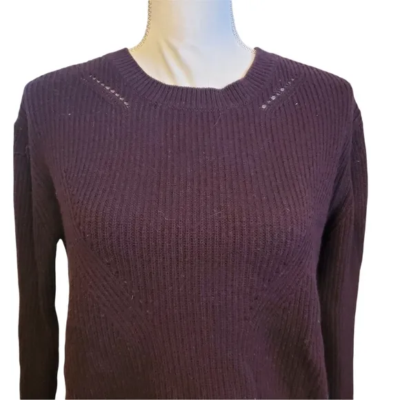 Lululemon Merino Wool Seva Pullover Sweater in Black Cherry