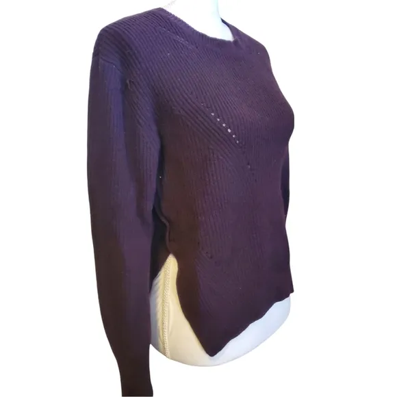 Lululemon Merino Wool Seva Pullover Sweater in Black Cherry