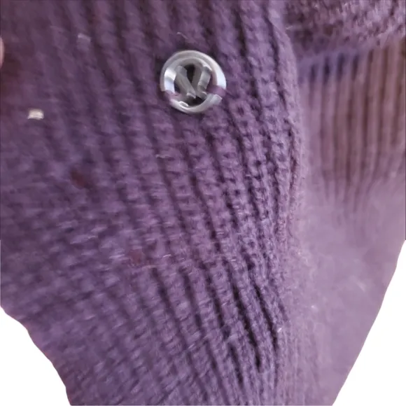 Lululemon Merino Wool Seva Pullover Sweater in Black Cherry