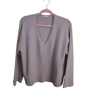 Madewell Staley V Neck Pullover Sweater Coziest Yarn Blush 2023 Size L