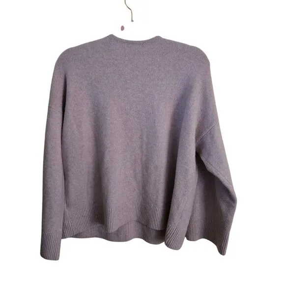 Madewell Staley V Neck Pullover Sweater Coziest Yarn Blush 2023 Size L