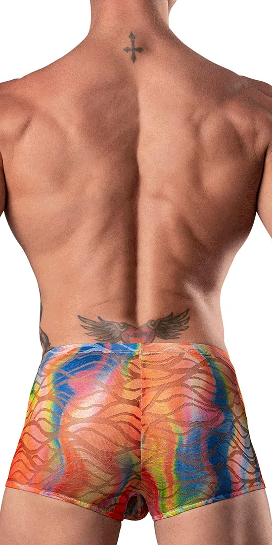 Male Power 131-293 Your Lace Or Mine Pouch Short Red-white-blue