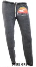 MALIBU SWEATS The Sunset Collection | Ocean Drive Super Soft Fleece & Burnout Fleece Sweatpants