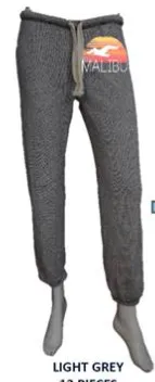 MALIBU SWEATS The Sunset Collection | Ocean Drive Super Soft Fleece & Burnout Fleece Sweatpants