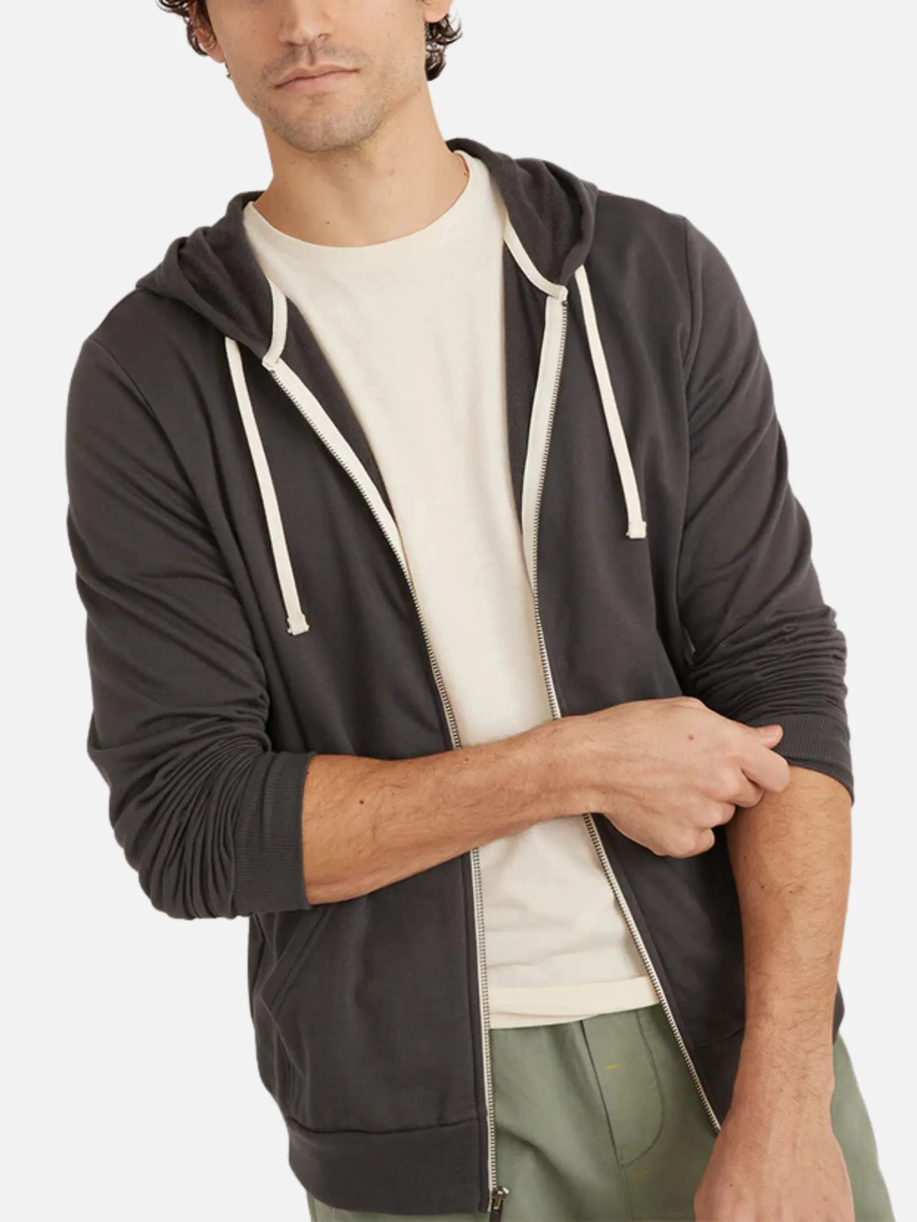 Marine Layer Afternoon Hoodie - Asphalt Grey