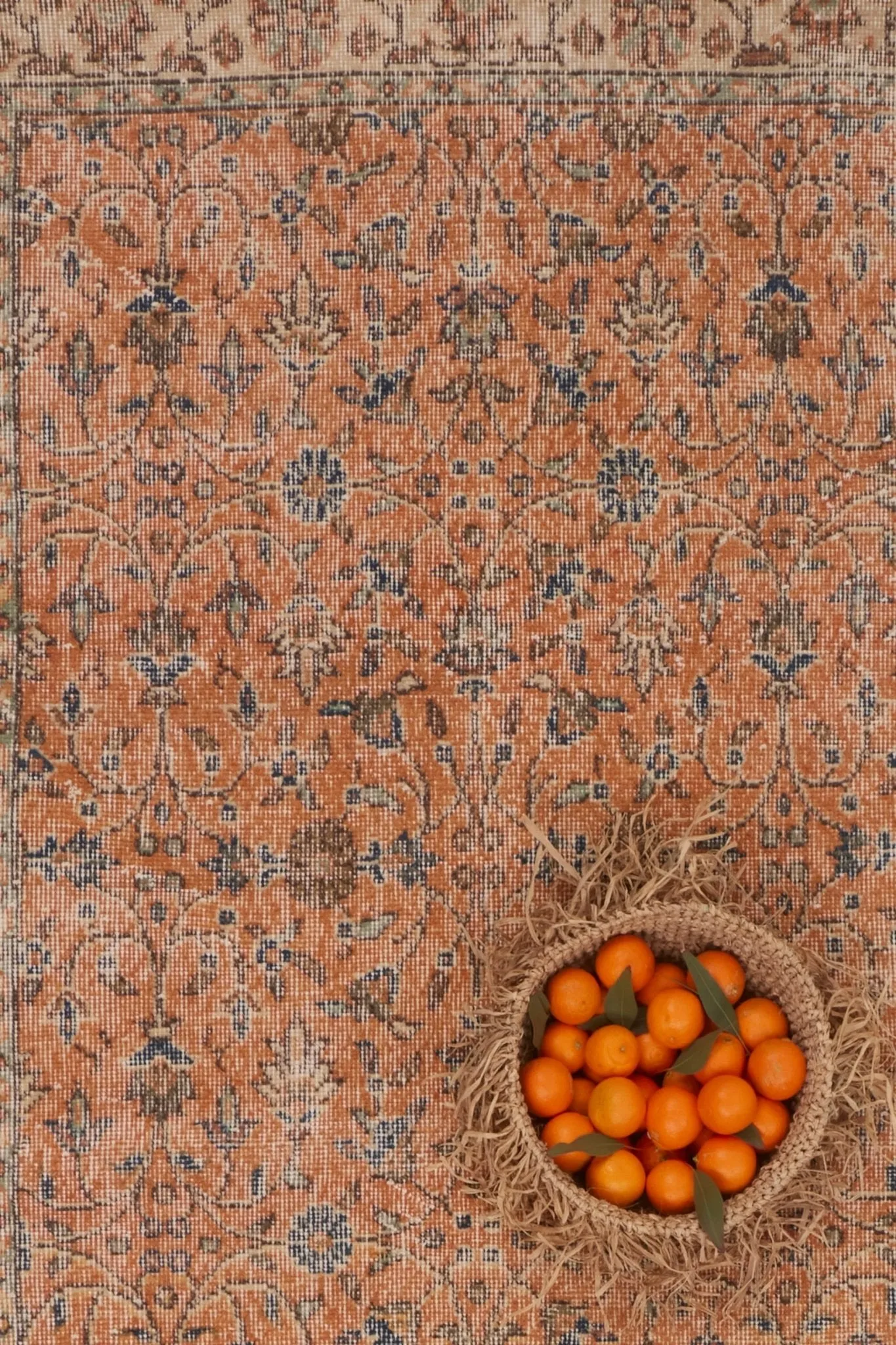 'May' Vintage Turkish Rug- 3'5.5'' x 6'10''