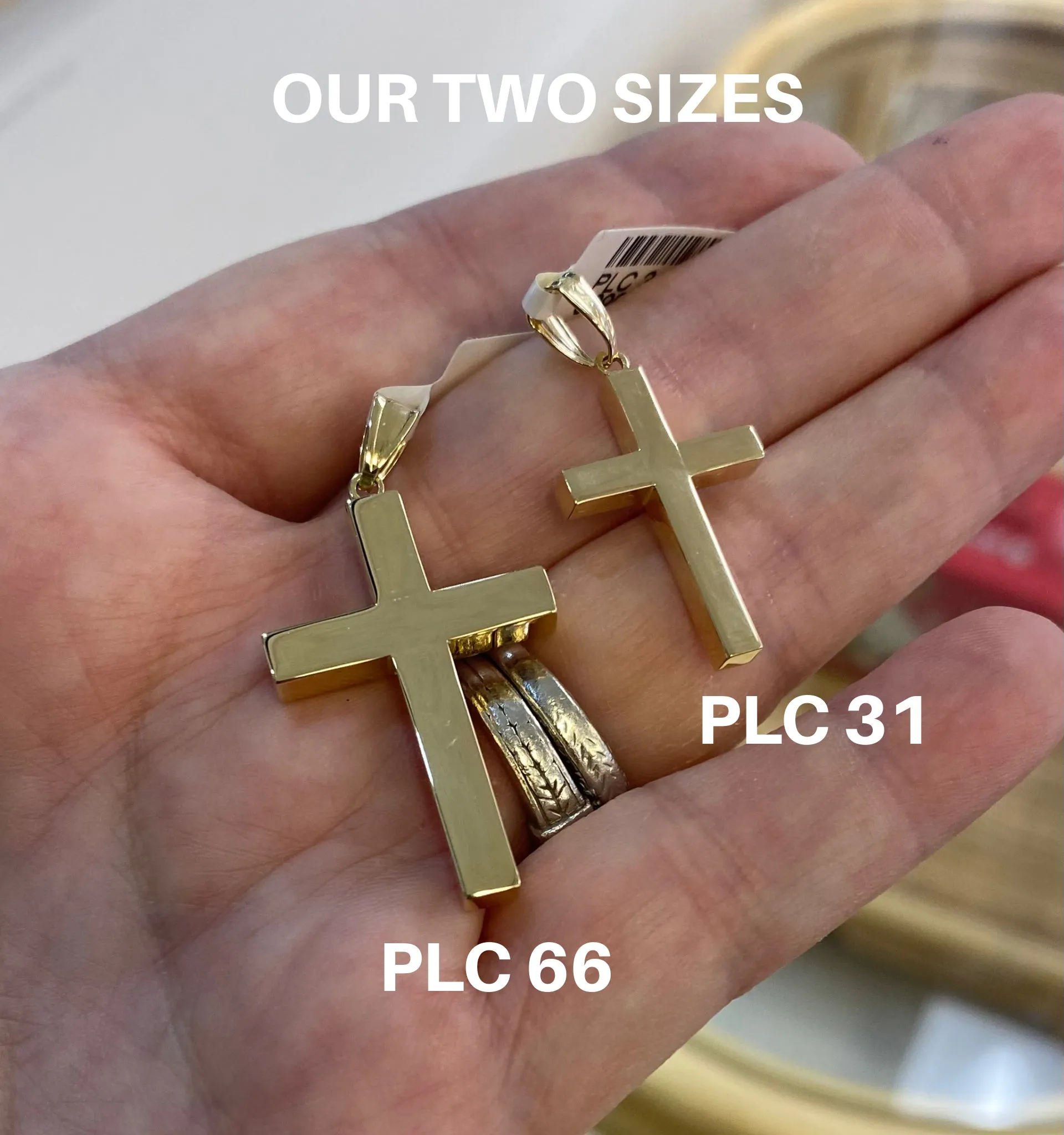 Medium Square Cross Pendant