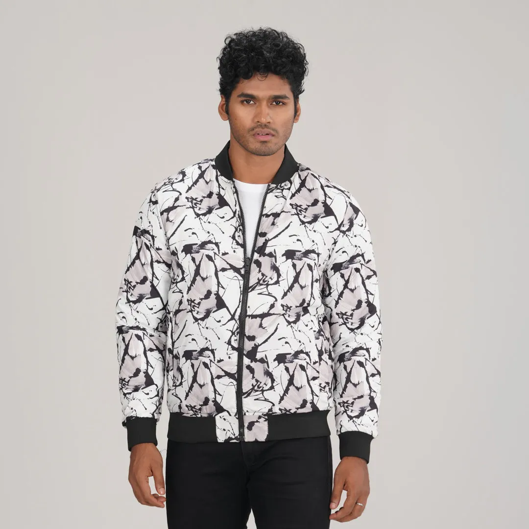 Mens Reversible Black Bomber
