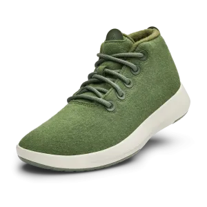 Men's Wool Runner-up Mizzles - Thunder Green (Natural White Sole)