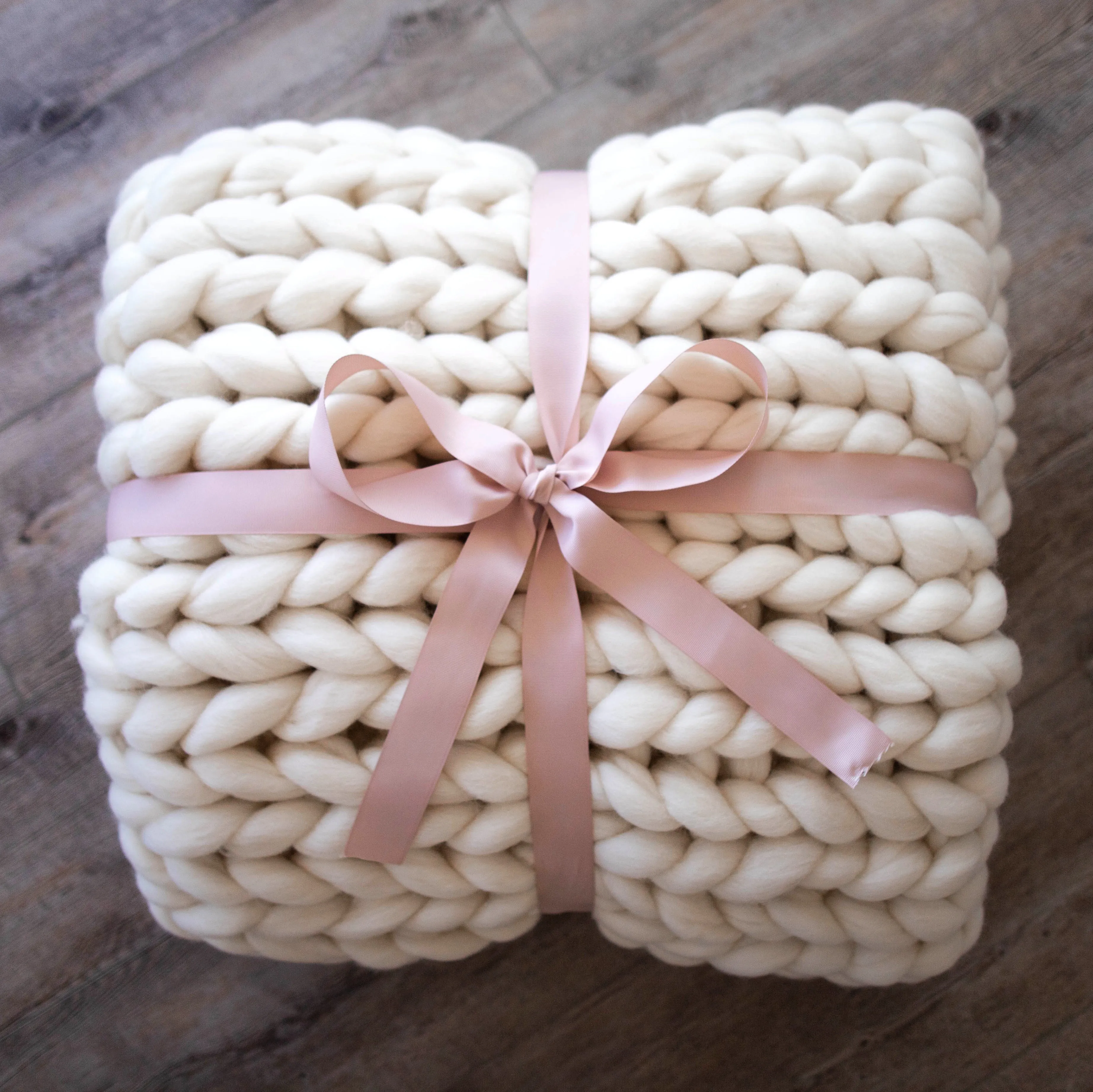 Merino Wool Chunky Blanket