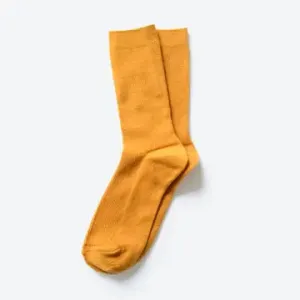 Merino Wool Unisex Crew Socks - Goldenrod