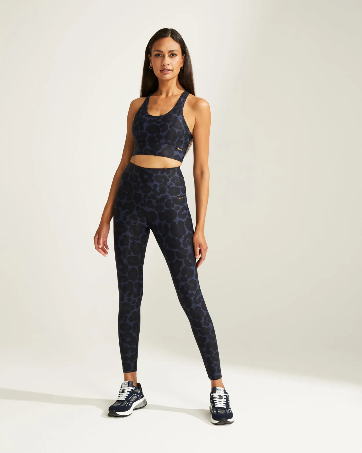 Michelle Top | Leopard Navy