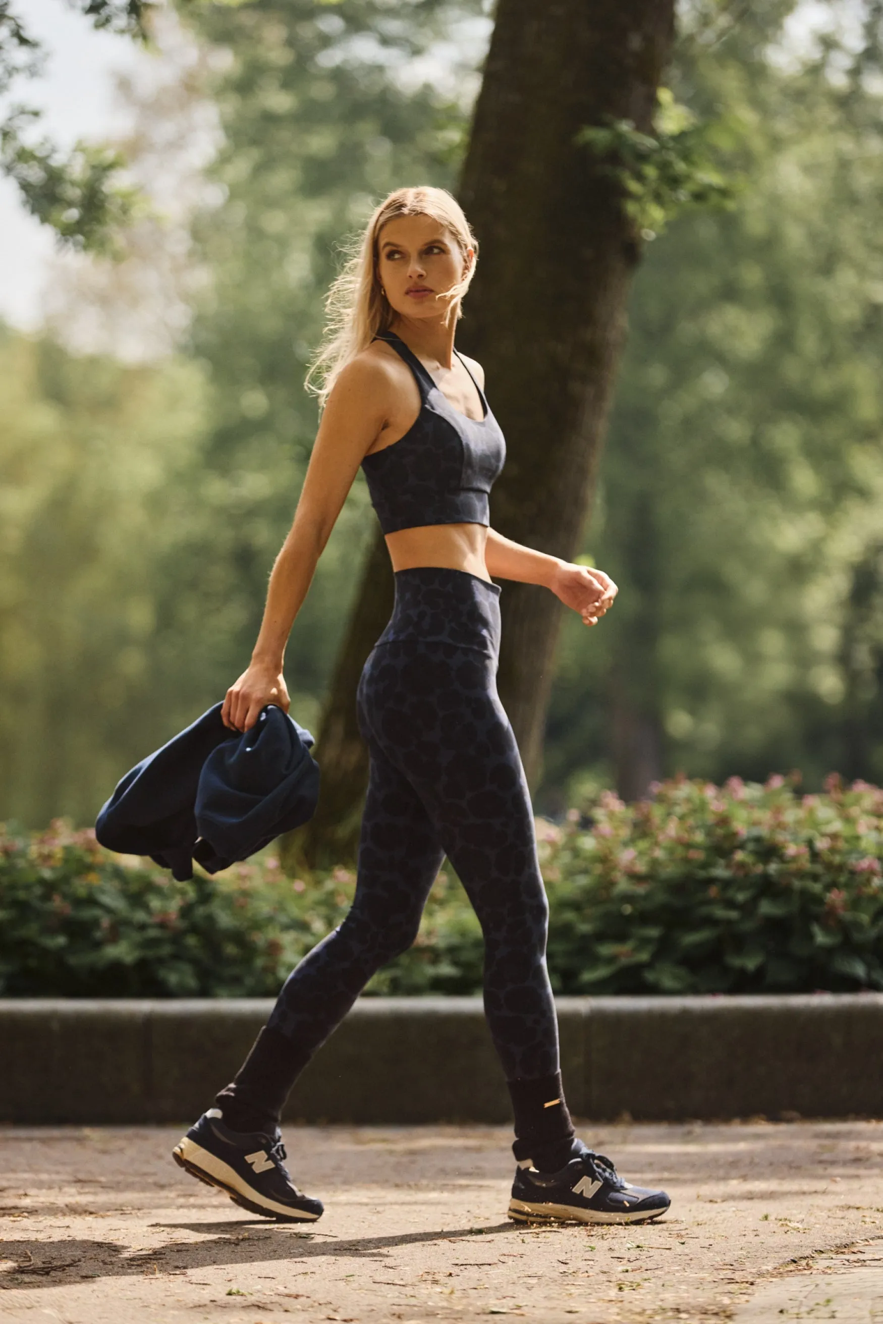Michelle Top | Leopard Navy