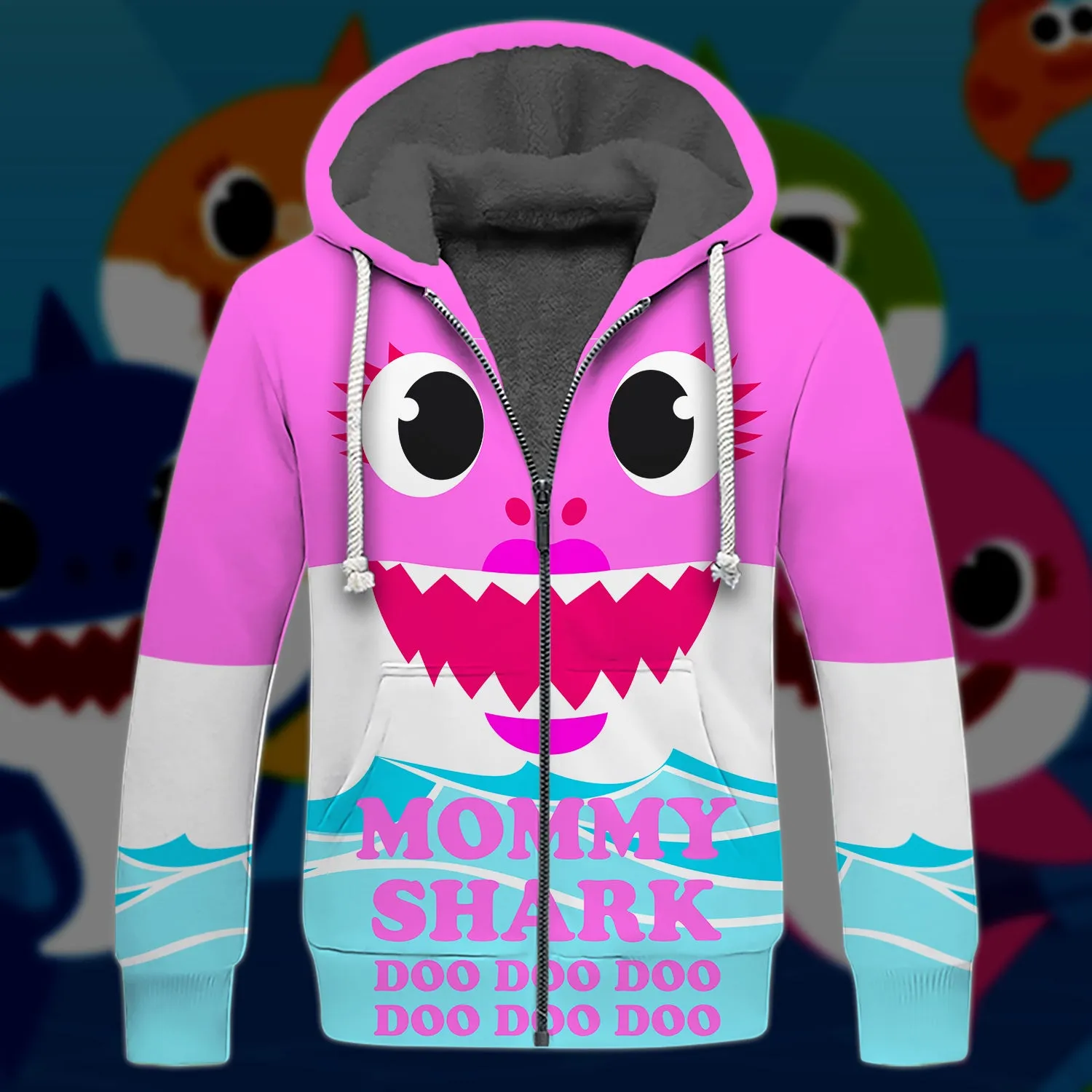 Mommy Shark Doo Doo Doo , 3D Full Print