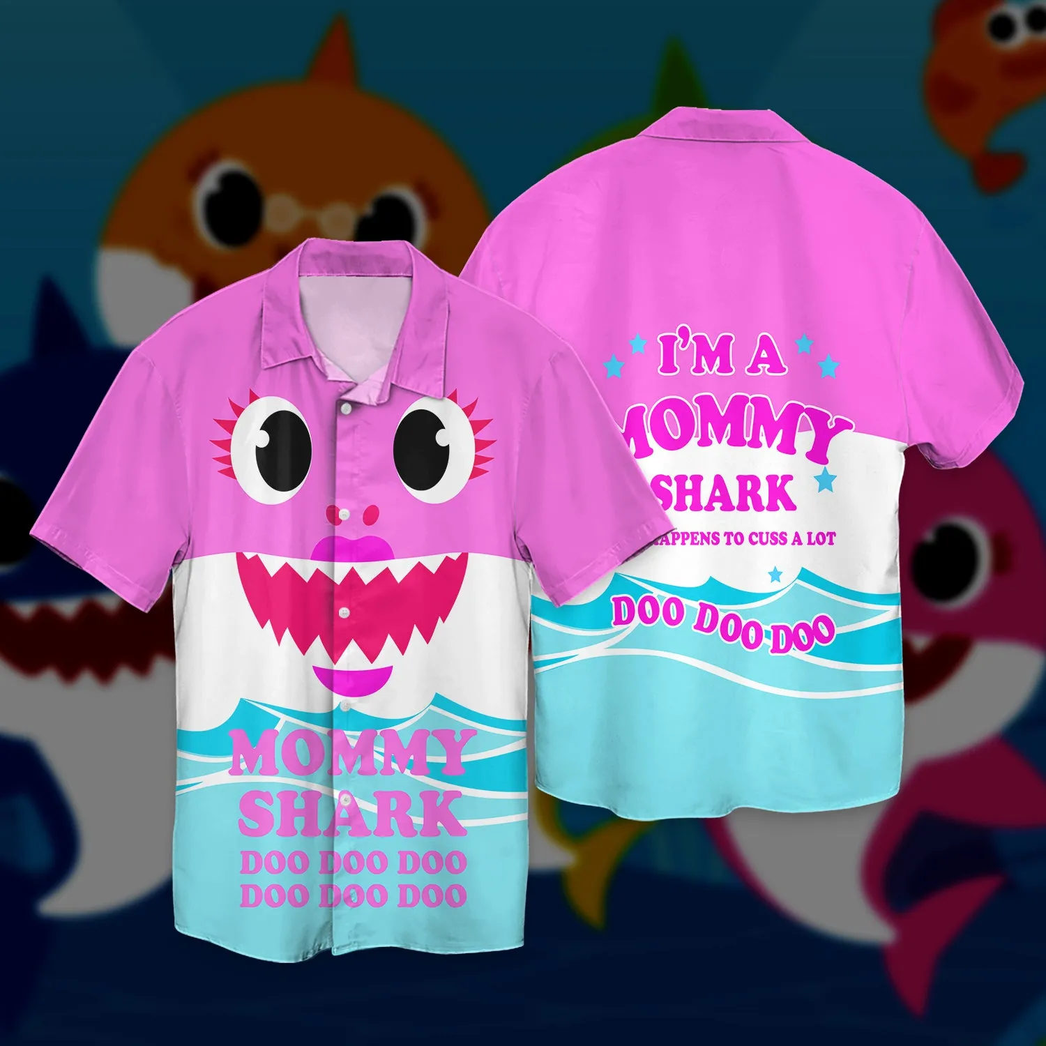 Mommy Shark Doo Doo Doo , 3D Full Print