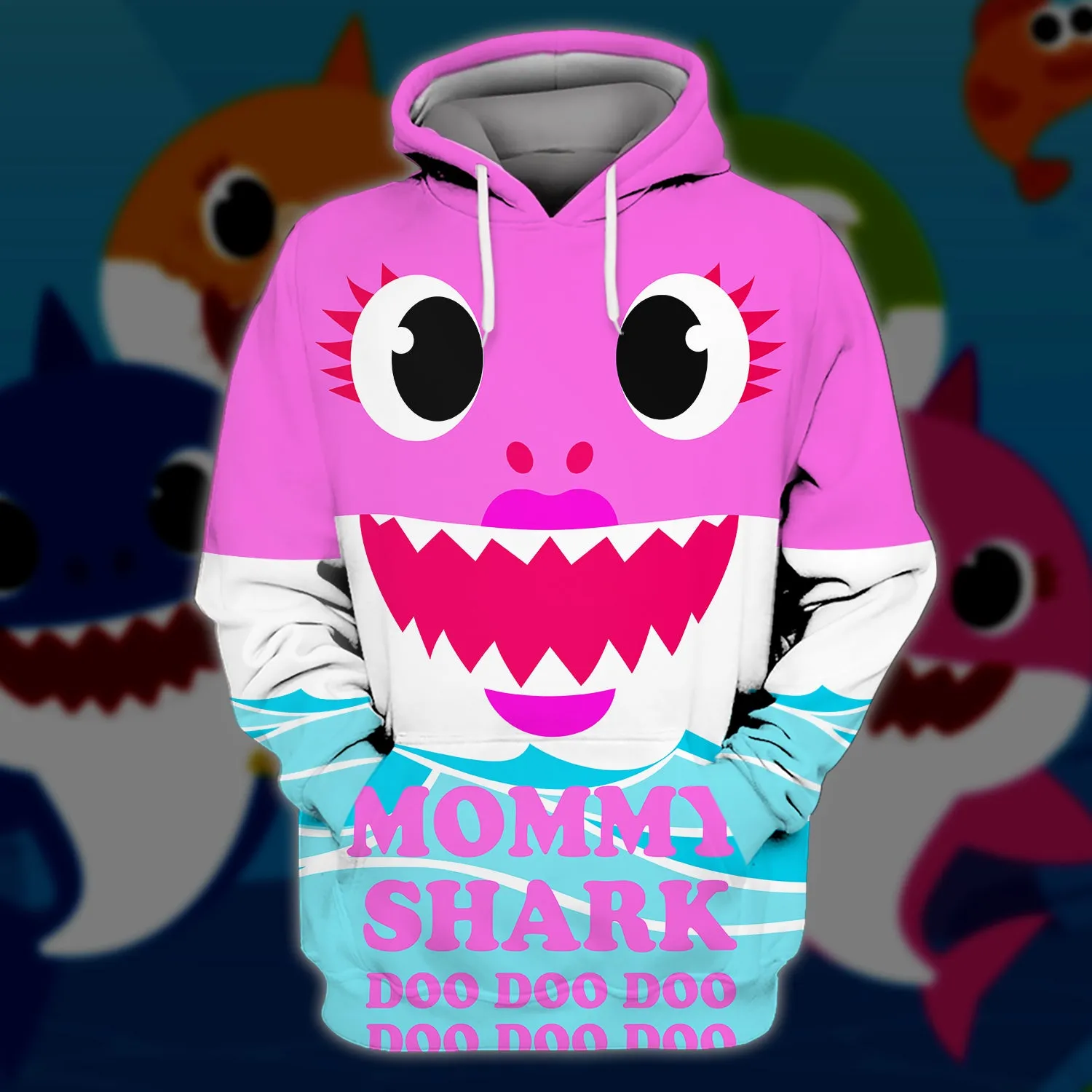 Mommy Shark Doo Doo Doo , 3D Full Print