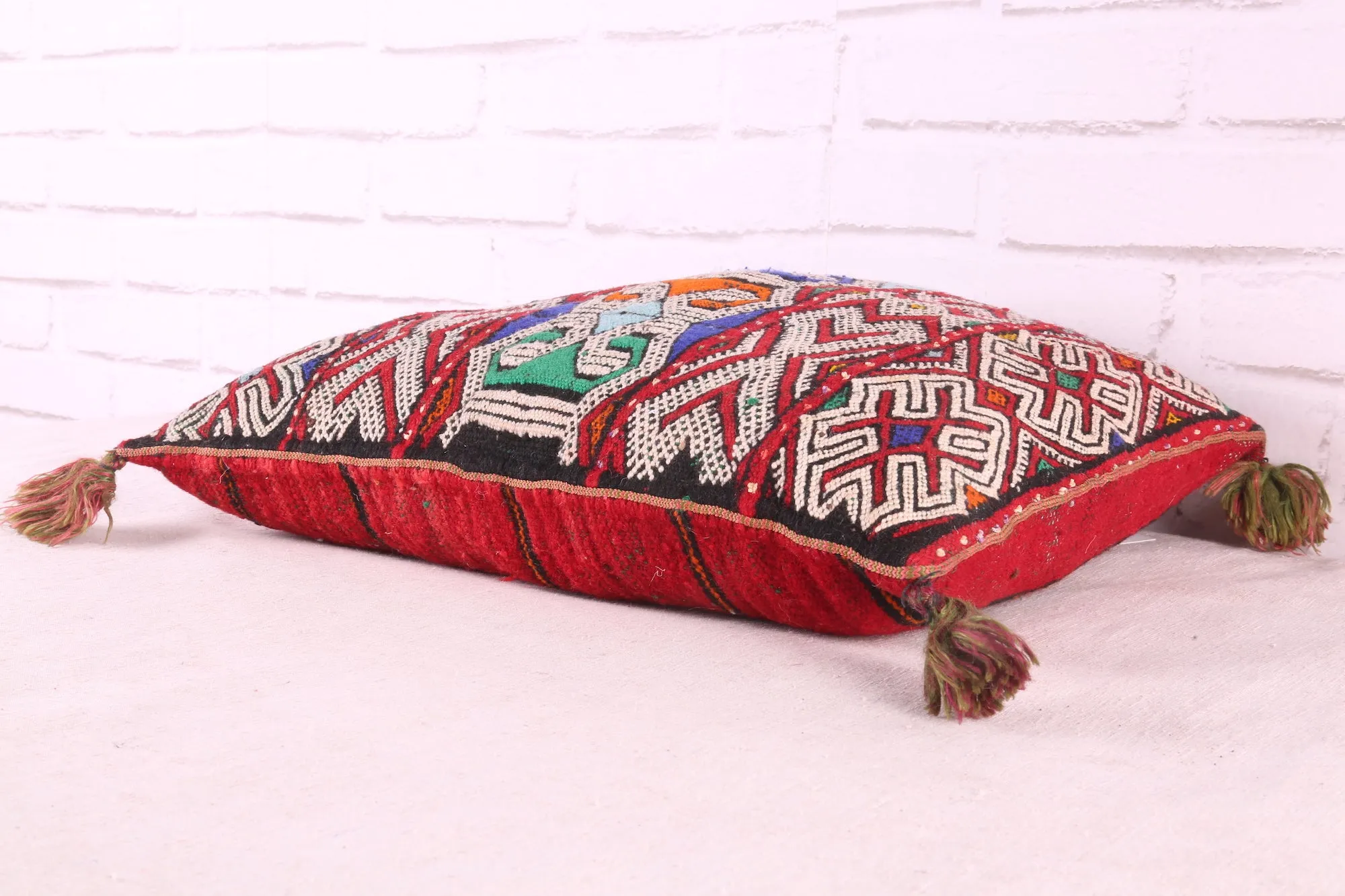 Moroccan pillow berber tribal 16.1 inches X 18.8 inches
