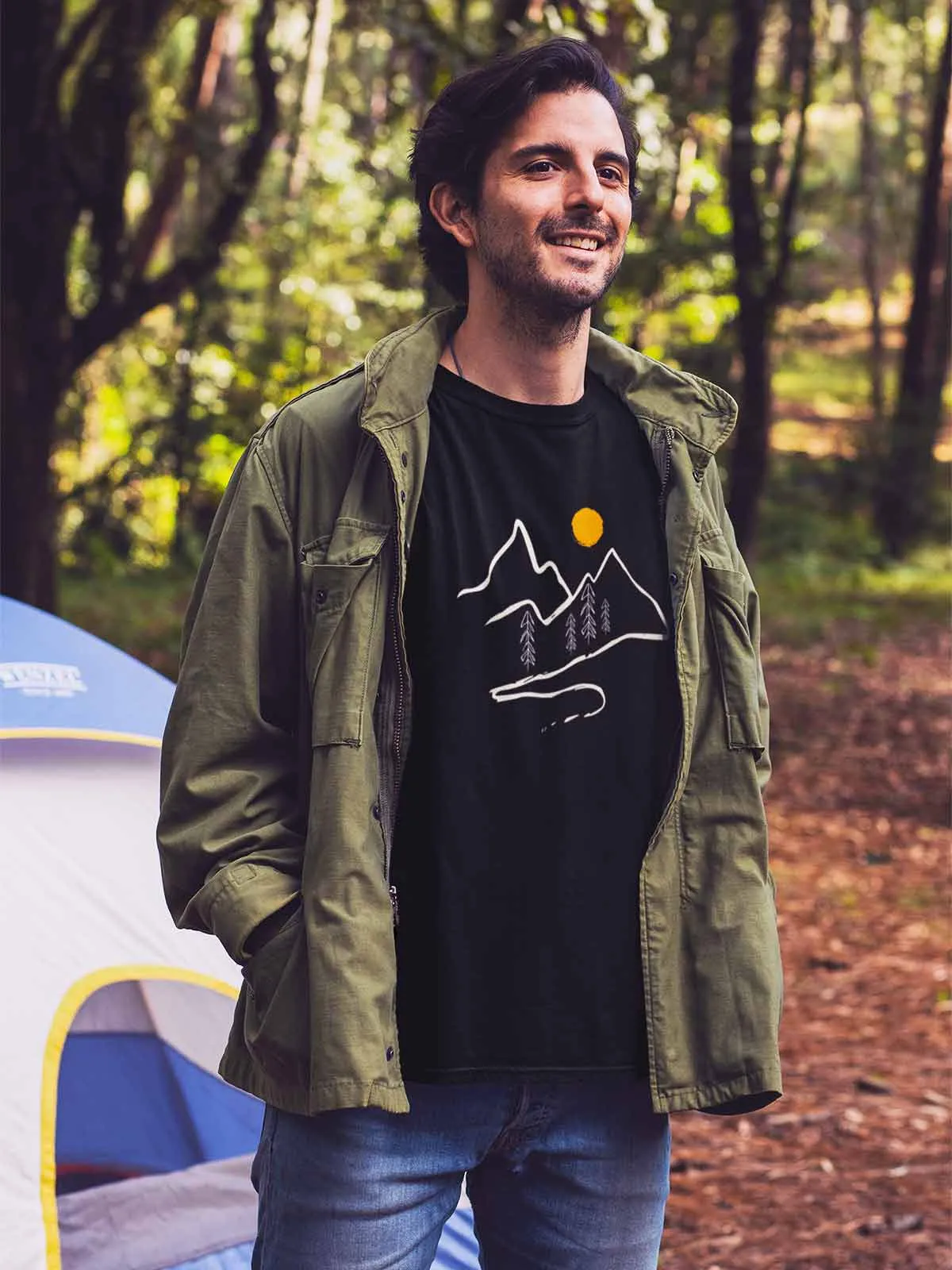 Mountain Road | Printed  T shirt