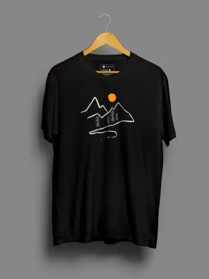 Mountain Road | Printed  T shirt
