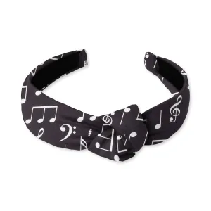 Music Notes - Knotted Headband