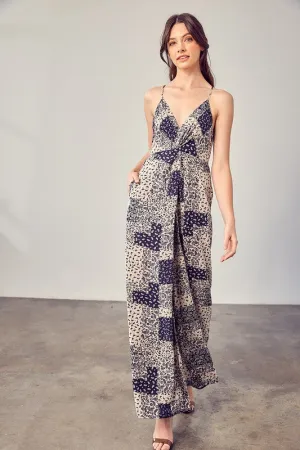 Mustard Seed Junior Paisley Printed Cami Jumpsuit