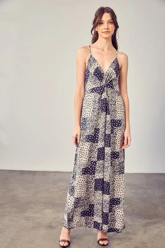 Mustard Seed Junior Paisley Printed Cami Jumpsuit