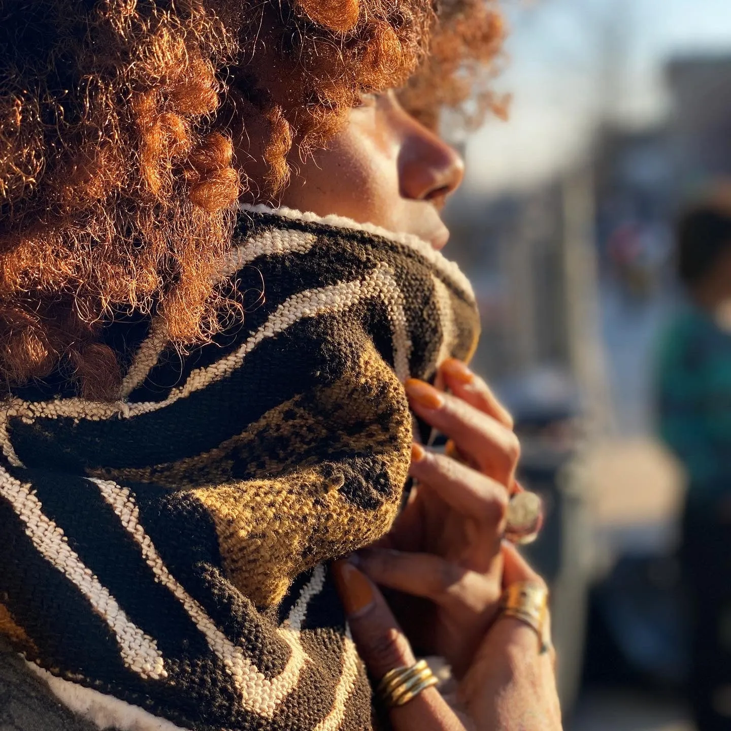 Nambili 'Isabis' Mud Cloth Scarf