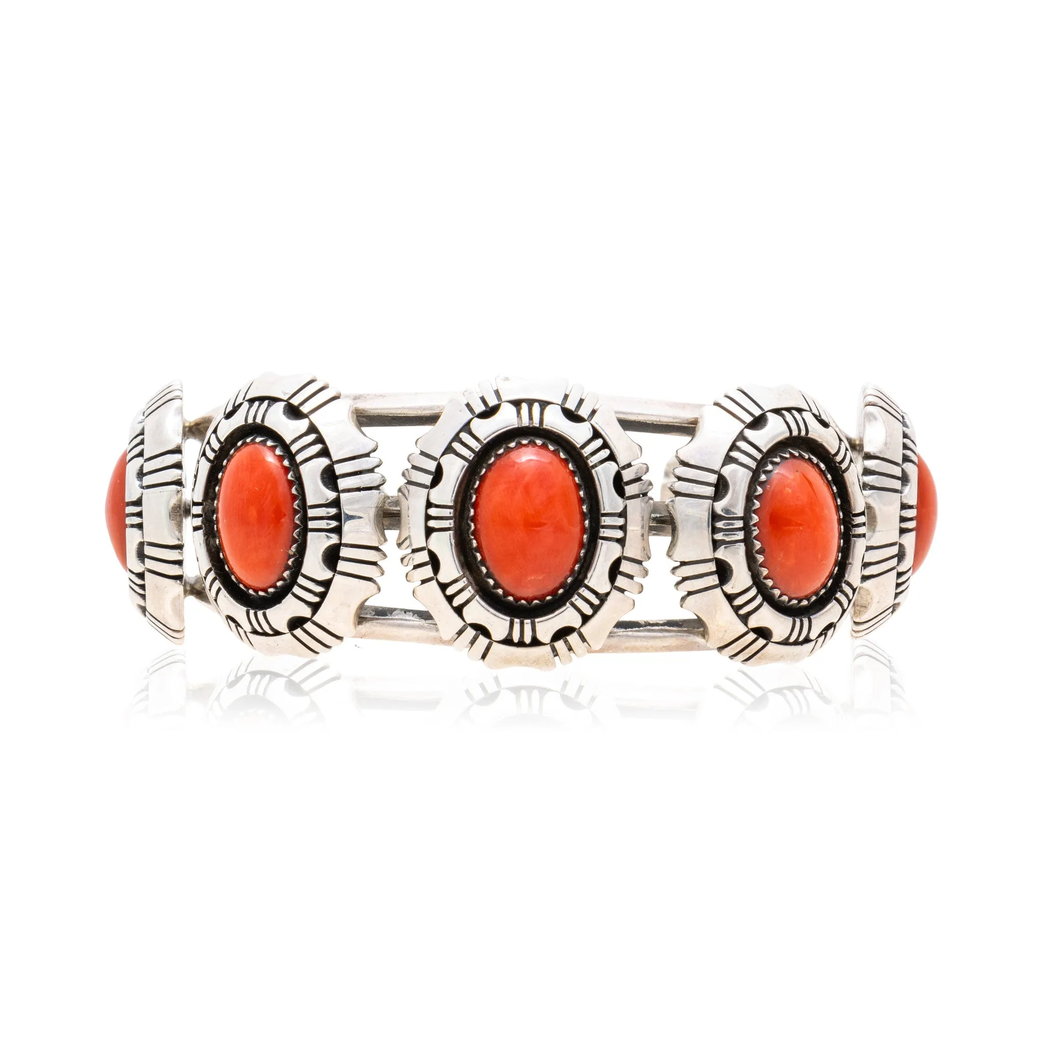 Navajo Coral Bracelet