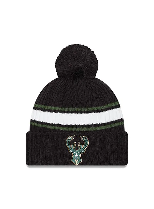NBA Knitfold E3 Stripe Cuffed Pom Knit Toque