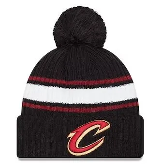 NBA Knitfold E3 Stripe Cuffed Pom Knit Toque