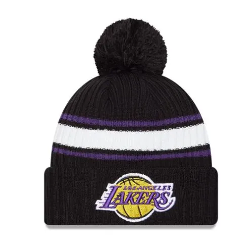 NBA Knitfold E3 Stripe Cuffed Pom Knit Toque