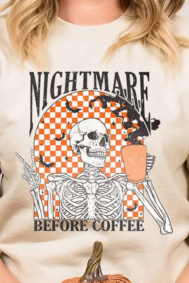 Nightmare Before Coffee Unisex NuBlend Crew Sweatshirt