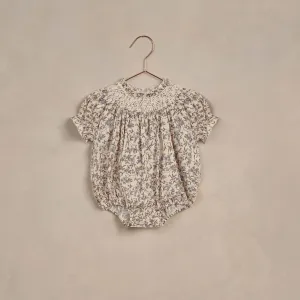 Noralee Maddie Romper in Vintage Blue Floral