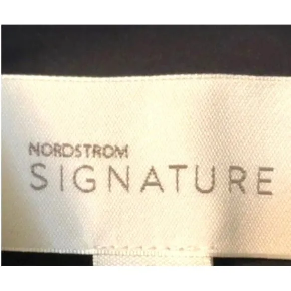 Nordstrom Signature Women's Belted Jacket Long Sleeve Blue Plaid Size M $180