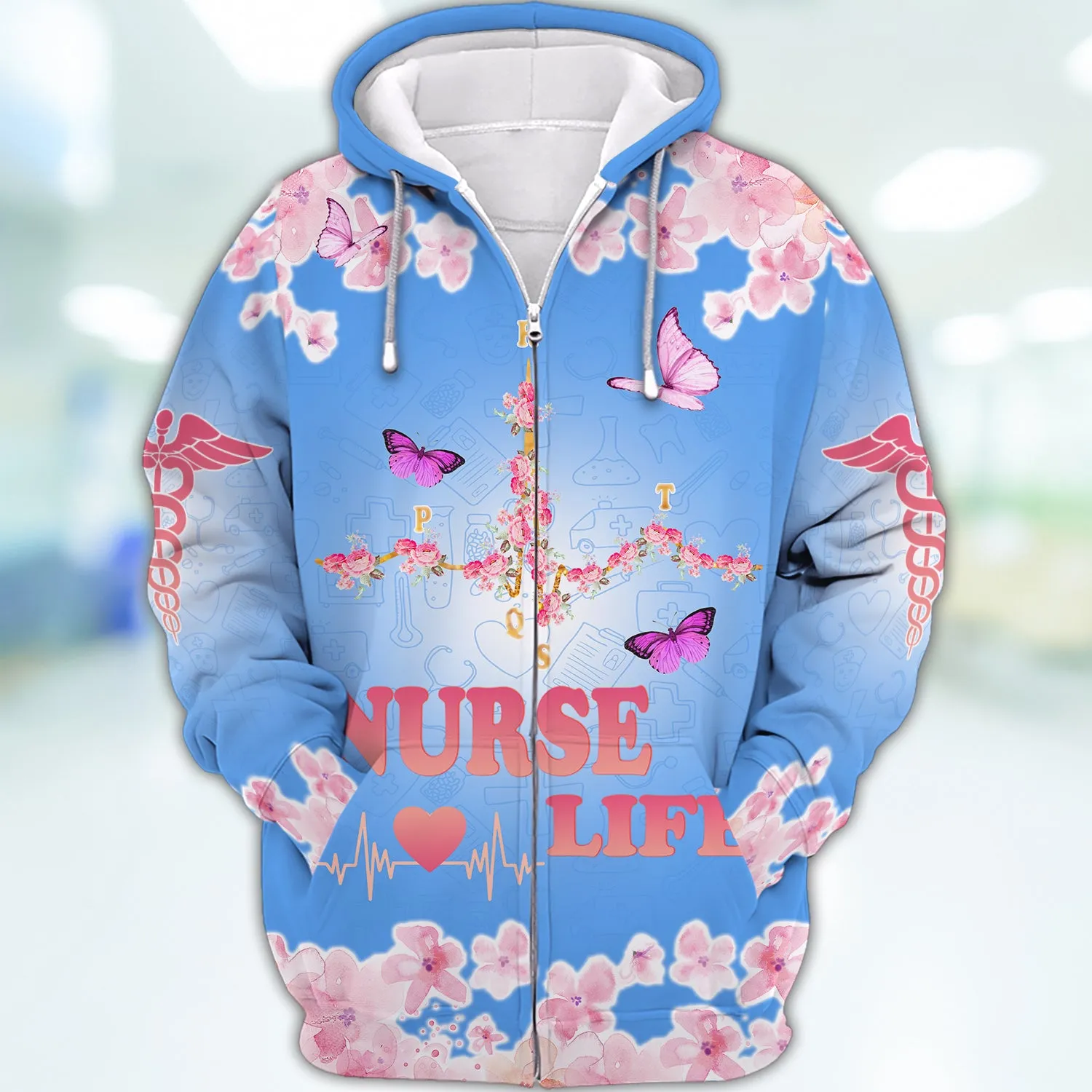 Nursing Is A Work Of Heart Nurse 3D Full Print Shirts