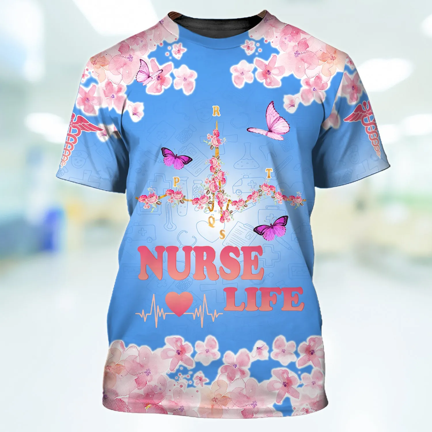 Nursing Is A Work Of Heart Nurse 3D Full Print Shirts