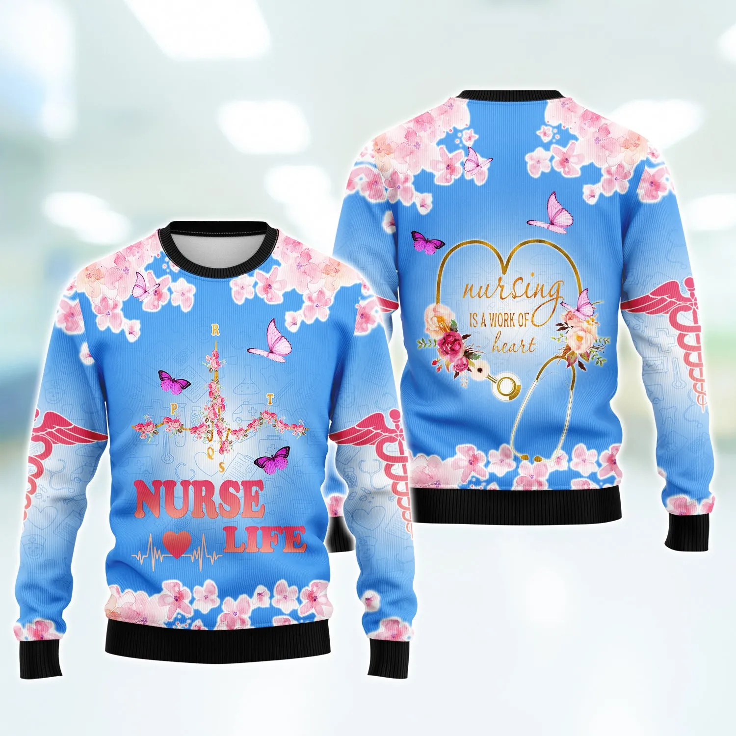 Nursing Is A Work Of Heart Nurse 3D Full Print Shirts