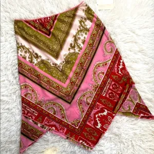 NWT Vintage 90’s/Y2K paisley print scarf mini skirt