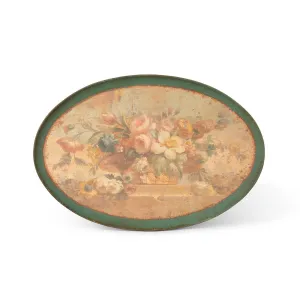 Oval Vintage Floral Prints