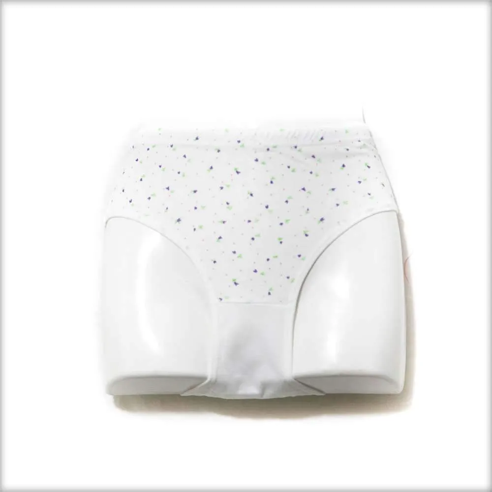Pack of 2 Flower Dotted Panty - Cotton Jersey Panty - Mix Colours