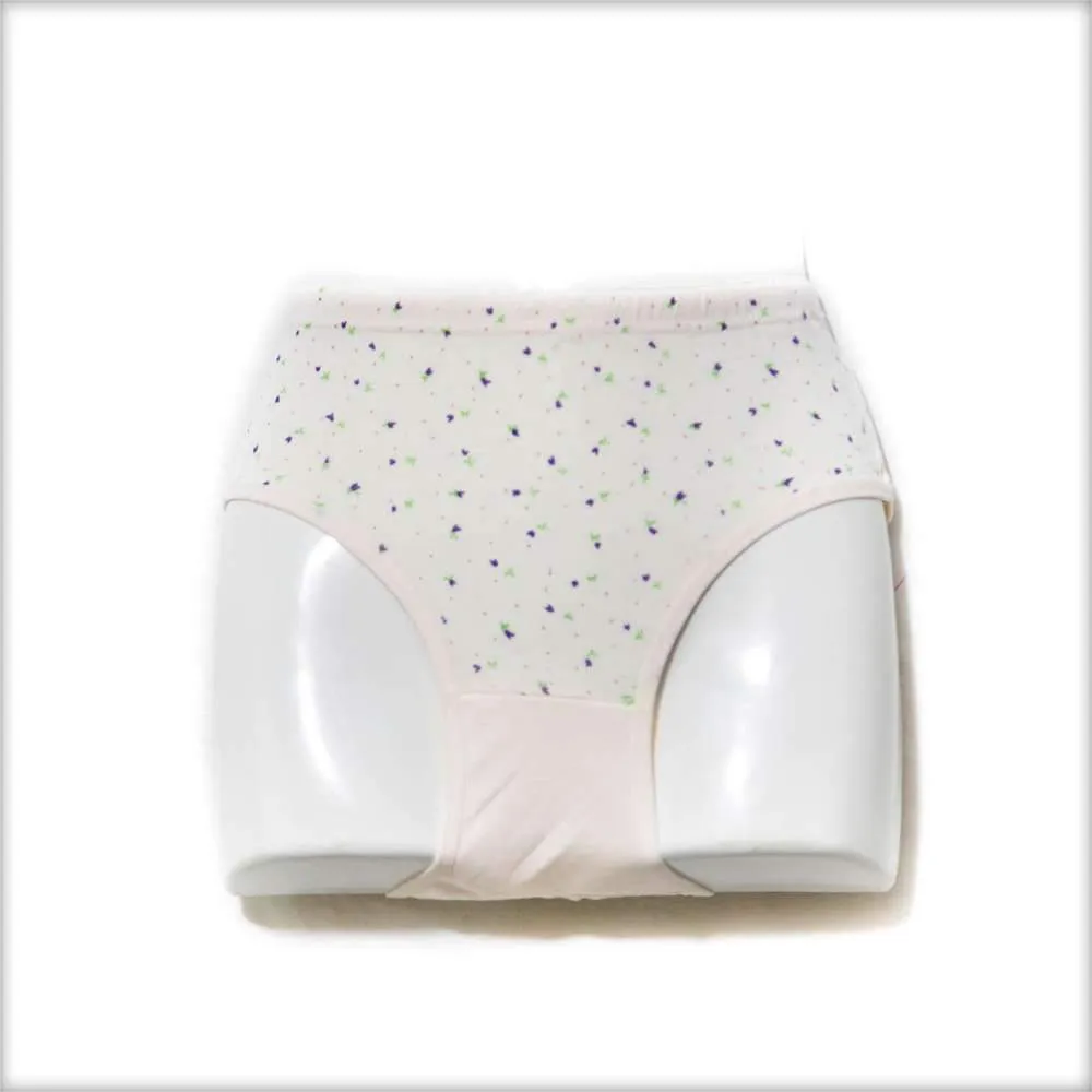 Pack of 2 Flower Dotted Panty - Cotton Jersey Panty - Mix Colours
