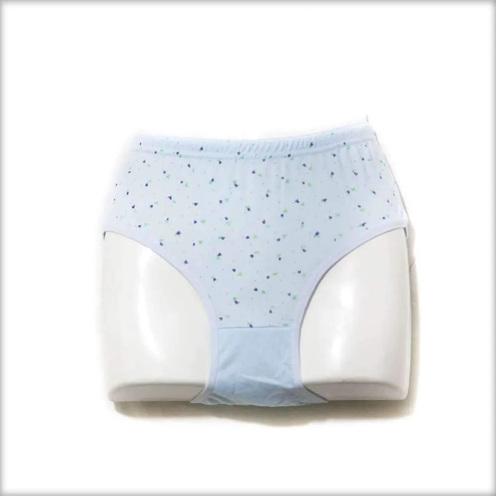 Pack of 2 Flower Dotted Panty - Cotton Jersey Panty - Mix Colours